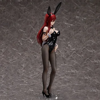 Uvoľnenie Víla Chvost Erza Scarlet Bunny Dievča PVC Akcie Obrázok Anime Sexy Dievča Obrázok Model Hračky Kolekcie Bábika Darček