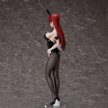 Uvoľnenie Víla Chvost Erza Scarlet Bunny Dievča PVC Akcie Obrázok Anime Sexy Dievča Obrázok Model Hračky Kolekcie Bábika Darček