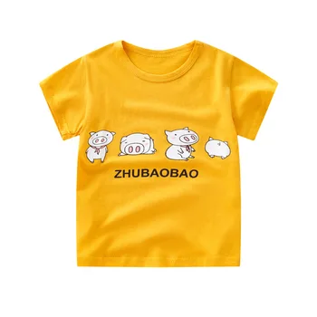 V lete roku 2020 Chlapci T-shirt Bavlna Topy Pre Deti Cartoon Deti Tees 1-10years Teenager, vrchné oblečenie Dievčatá Undershirts Oblečenie