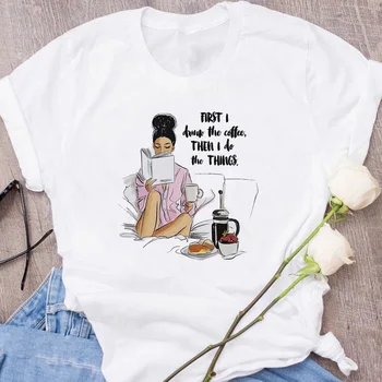 V lete roku 2020 Klasické Móde T Shirt Ženy Vysokým Podpätkom Taška Parfum Kvety Tlače Nové Tričko Lady Bavlna Topy Dievča Tees 90. rokov Harajuku