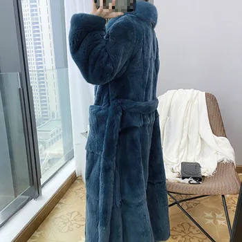 V zime Teplé, Hrubé Ženy Kožušinový Kabát 2020 Nové Veľké veľkosti Kvalitnú Módu Voľné Temperament Žien Kožušinový Kabát vrchné oblečenie 2021