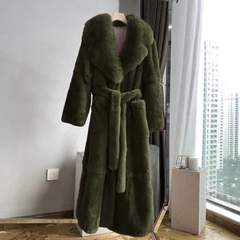 V zime Teplé, Hrubé Ženy Kožušinový Kabát 2020 Nové Veľké veľkosti Kvalitnú Módu Voľné Temperament Žien Kožušinový Kabát vrchné oblečenie 2021
