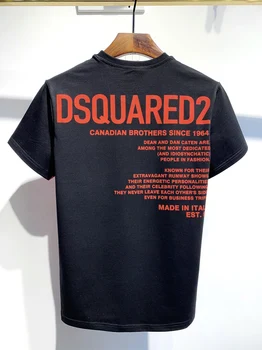 V zámorí Autentické 2020 NOVÉ T-Shirt D2 O-Krku Krátke tees rukáv Topy DSQ2 pánske Oblečenie DT863
