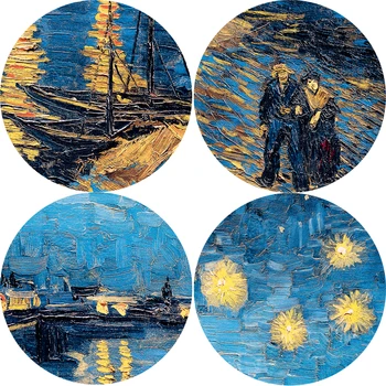 Van Gogha, Hviezdna Noc Plátno na Maľovanie Replika Plagáty a Vytlačí Quadros Wall Art Obrázok Pre Obývacia Izba Domova Cuadros