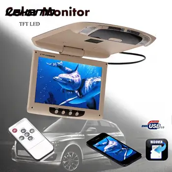Vehemo Ultra-Tenké TFT-LCD Auto Monitor Auto Displej, Záznamník Strop Strechy Mount Zobrazenie Vozidiel Automobilový Prenosné