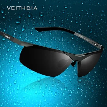 VEITHDIA 2020 Dizajnér Muži Okuliare Hliníka, Horčíka Polarizované Šošovky, Slnečné okuliare Značky Muž Okuliare Okuliare Pre Mužov 6501