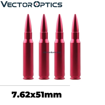Vektor Optika 4 Ks 7.62x51mm .308 win Snap Čiapky Puška Pištole Calibers Safty Tréningový Suché Oheň