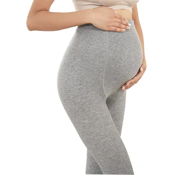 Vertikálne legíny pre tehotné ženy, na jeseň a v zime plus velvet teplé jeden pantyhose vysoký pás na brucho nastaviteľné pantyhose