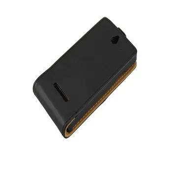 Vertikálne PU Kože Flip Prípade Fundas Capa Pre Sony Xperia Z L36h C6603 Kryt TPU Prípade, Hore-Dole, Otvorte kože, puzdro na Mobilný Telefón Tašky
