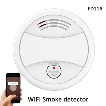 Veľa WiFi Detektor Dymu Požiarnej signalizácie Tuya APLIKÁCIE Smart Život APP Control Senzor Detektora Dymu Senzor WiFi Detektor Dymu