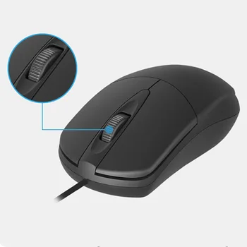 Veľkoobchod USB Wired Mouse Business Úrad Myši Počítača USB Príslušenstvo Herné Optická Myš pre Dell/Lenovo/ASUS/Mac Mause