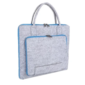 Veľkoobchod vlnená plsť módne portable slim laptop taška 10