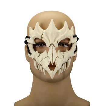 Veľkoobchodný predaj Nový 5 Typov Japonský Drak Boh Maska Eco-priateľský a Prírodné Živice Zvierat Maska Na Tému Party Cosplay Maska Ručné