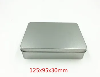 Veľkosť: 125x95x30mm darček metal box tin prípade darčekové karty tin box jewel case rakve box