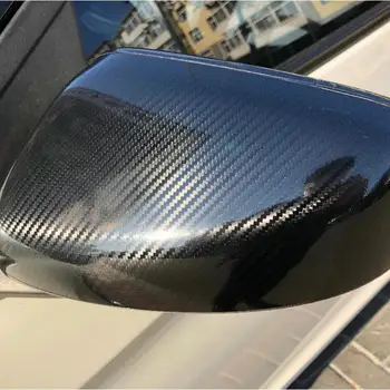 Veľkosť:1520mm Auto Styling Lesklej Čiernej 5D Uhlíkových Vlákien Vinyl film Car Wrap S Air Free Bubble DIY Auto Tuning Časť Nálepky