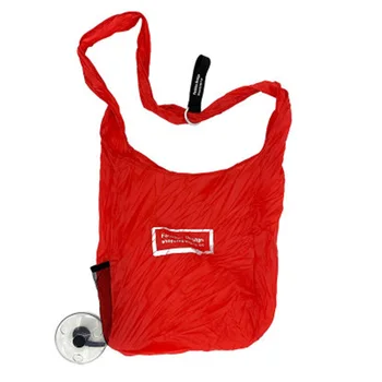 Veľká Veľkosť Prenosné Shopping Bag Ultra Malé Účtovná Skladovanie Kabelky Multifunkčné Puzdro Taška Cez Rameno Skladacia Koľajových Typ