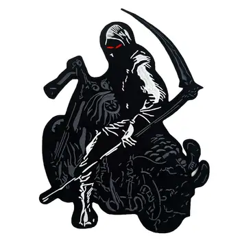 VEĽKÉ Smrti kladivo Vyšívané Šitie Štítok punk biker Škvrny Oblečenie Nálepky Oblečenie Príslušenstvo Odznak