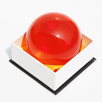 Veľký 3-Palcový 7,5 CM 7 Hviezd Crystal Ball Gule Model Bábiky Hračky Vysokej Kvality Krabici Zabalený