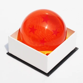 Veľký 3-Palcový 7,5 CM 7 Hviezd Crystal Ball Gule Model Bábiky Hračky Vysokej Kvality Krabici Zabalený