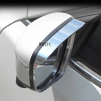 Vhodné Na Nissan X-Trail T32 2013-2020 2021 Auto Spätné Zrkadlo Zahŕňa Dážď Obočie Rám Exteriéru Auto Príslušenstvo