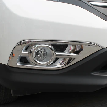 Vhodné pre Honda CRV CR-V 2012 2013 ABS Chrome Predné Hmlové Svietidlo Kryt Luxusný Vysoko Kvalitné Príslušenstvo Auto Nálepky Príslušenstvo