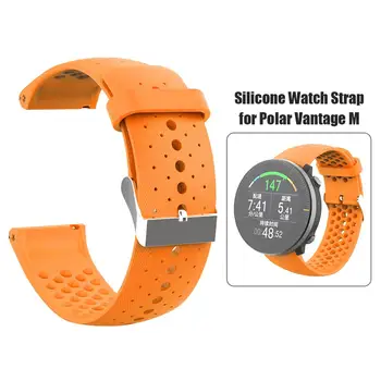 Vhodné pre Polar Vantage M Smartwatch Smart Hodinky Remienok Kvalifikovaných Výrobných Silikónové Hodinky Remienok Náramok Náhradné