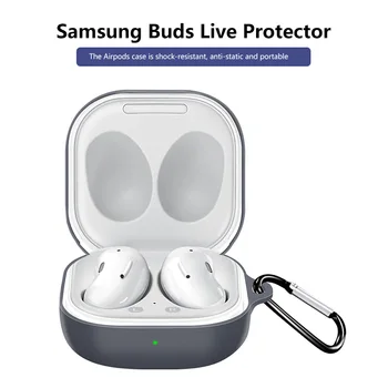 Vhodný Pre Samsung Galaxy Puky Bluetooth Headset Silikónové Ochranné Puzdro Anti-Scratch,Anti-Drop A Anti-Stratil Slúchadlá Prípade