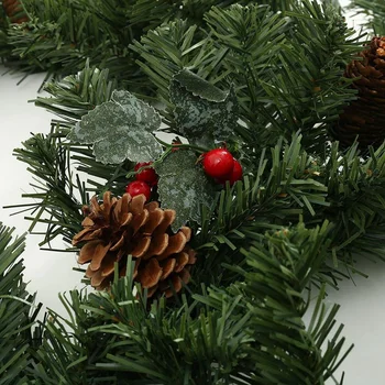 Vianoce Dodávky 1.8 M Vianočné Dekorácie Bar Topy Páse S Nástrojmi Garland Ozdoby Na Vianočné Stromčeky Zelený Strom Strana Dodávky