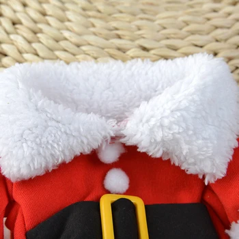 Vianoce Psa Kostýmy s Legrační Klobúk Santa Claus Oblečenie pre Psov Zime Teplé Kabáty Psie Oblečenie XS/X/M/L/XL