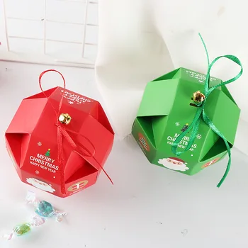 Vianočné cukrovinky políčko custom-made Vianočného darčeka vianočné ozdoby pre domáce malé sladkosti box boite dragees mariage de 50pcs