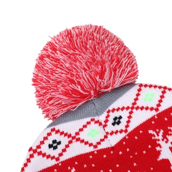 Vianočné Hat Pletený Sveter Čiapočku Vianoce v Teple Klobúk Pre Dospelých Vianočné Darčeky pre Deti na Vianoce 2021 Nový Rok Dekorácie