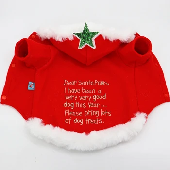 Vianočné Oblečenie Pre Psy, Pet, Pes, Mačka Kostým Teplé Zimné Psa Bunda, Kabát S Kapucňou Šteňa Mačka Santa Kostým Pre Malých Psov Chihuahua