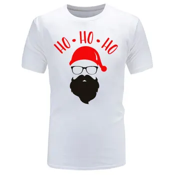 Vianočné Roztomilý Kreslený Santa Ho Ho Ho T-shirt Mužov Zábavné Oblečenie Tričko Vianoce, Mäkké A Pohodlné homme T-shirts