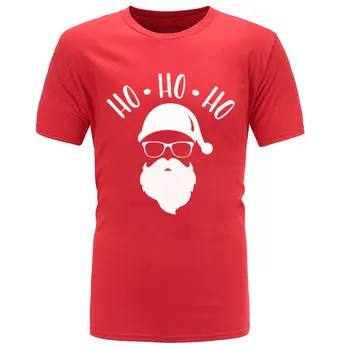 Vianočné Roztomilý Kreslený Santa Ho Ho Ho T-shirt Mužov Zábavné Oblečenie Tričko Vianoce, Mäkké A Pohodlné homme T-shirts