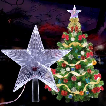 Vianočné Svetlo Hviezd Multicolor Vianočný Stromček Vňaťou Dekorácie Pre Domov Vianočný Dekor