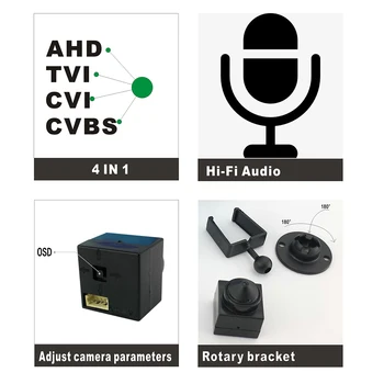 Videorekordér Mini Wifi DVR Analógové Kamery, DVR, Nahrávanie v Reálnom čase, video Záznamy, Detekcia Pohybu AHD/TVI/CVI 1080P Kamery CCTV Auta