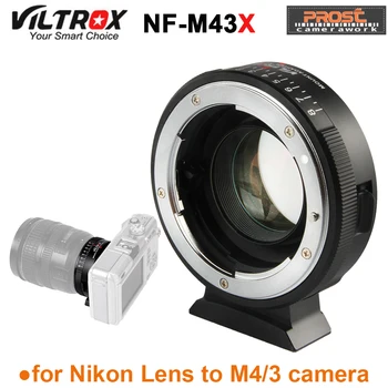 Viltrox NF-M43X 0.71 X bajonet Adaptér Krúžok Hlavná Redukcia Speed Booster 8 Clony, Manuálne Zaostrenie pre Nikon pre Micro 4/3 Fotoaparát