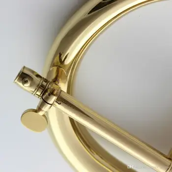 Vincent Profesionálne Flugelhorn BH-950 Silver/Gold Plated So Prípade Flugelhorns Bb Žltá Brass Bell