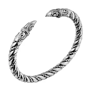 Vinkings Odin je Raven Vrana Pohanské Šperky Tribal Viking Náramok Mens Módne 2018 Brasaletes Mujer Unice Duchovné Etnickej Muziky