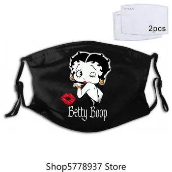 Vintage Die * A Betty Boop Čierna Veľkosť Masky 2002 Cottonmade V Usa