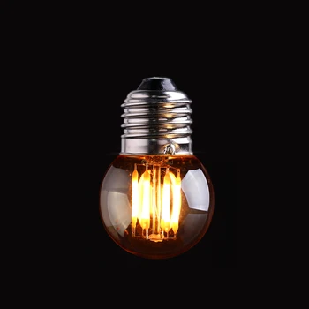 Vintage LED Žiarovky Žiarovky 3W 2200K Zlatý Odtieň Edison G40 Mini Globe Lampy,Dekoračné Domácnosti Svetlá,Stmievateľné
