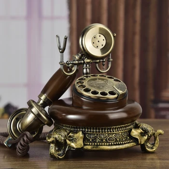 Vintage módy Otočiť dial telephone Starožitné pozemné telefón