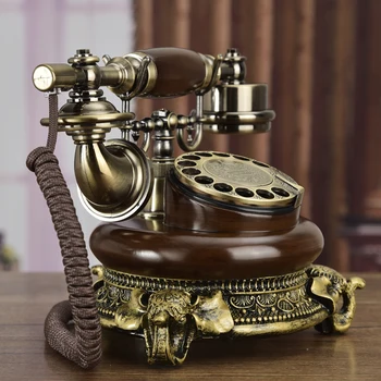 Vintage módy Otočiť dial telephone Starožitné pozemné telefón
