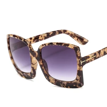 Vintage Námestie slnečné Okuliare Ženy 2019 Nové Luxusné Módne Značky Cat Eye Oversizrd Slnečné Okuliare Retro Odtiene UV400 Oculos Muž