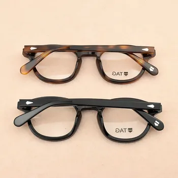 Vintage optické okuliare, rám mužov rámy a krátkozrakosť okuliare rámy pre mužov/ženy počítač okrúhle okuliare, rám ženy
