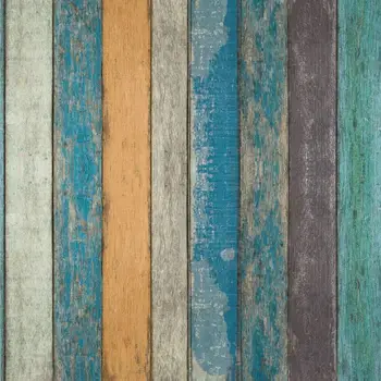 Vintage póry Dreva Tapety diy nástenná maľba Farebný Prúžok Stenu Papiere Domova Retro Abstraktných de Porovnanie 3d Pruhované Tapety ZE081