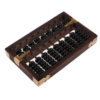 Vintage Štýl Čínsky Drevené Abacus, Čínsky Šťastie Kalkulačka - Black