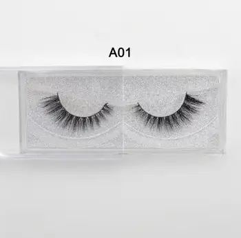 Visofree False očné riasy ručne vyrábané prírodné make-up Falošné mihalnice sexy 3D Noriek Riasy A01