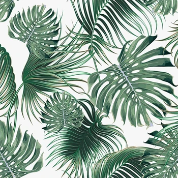 Vlastné 3D Fotografie Tapety Tropické Listy Banán Leaf nástenná maľba Obývacia Izba, Spálňa Stenu Papiere Domova Moderné Abstraktných De Parede