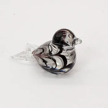 Vlastné nový ručný mini Háčik drôt pierko dizajn skla vták figúrka Veľkonočné krásne malé zviera ornament domova príslušenstvo